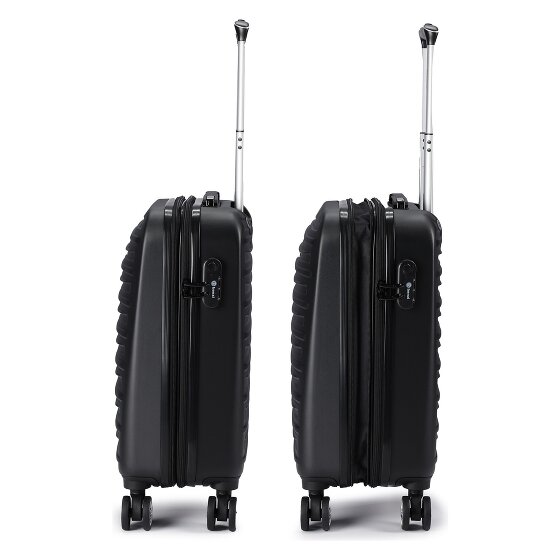 Benzi 5493 4 roulettes Trolley de cabine S 53 cm avec soufflet d'extension