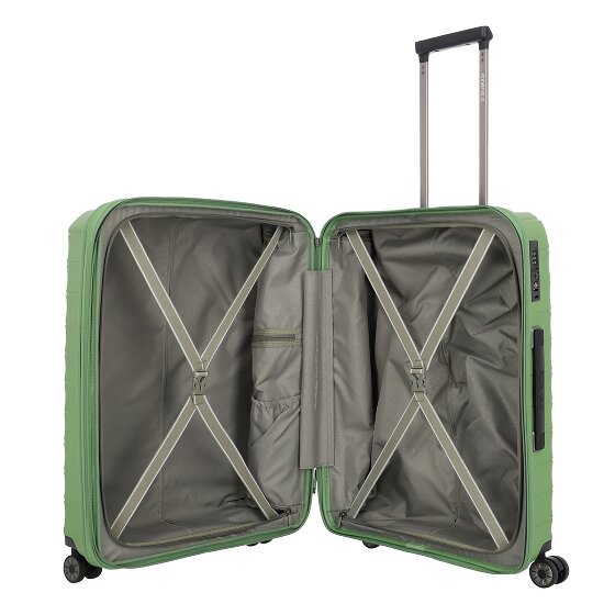 Travelite Mooby 4 roulettes Set de valises 3 pièces avec soufflet d'extension