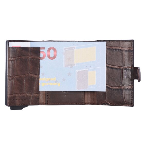 Joop! Fano C-Three Étui pour cartes de crédit Protection RFID Cuir 7 cm