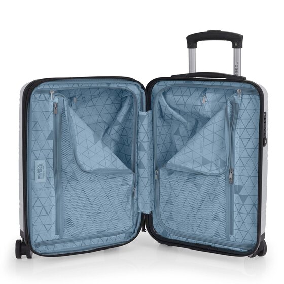 Gabol Uyiko 4 roulettes Trolley de cabine 54 cm avec soufflet d'extension