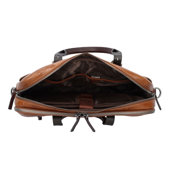 Castelijn & Beerens Rien Attaché-case Protection RFID Cuir véritable 41 cm Compartiment ordinateur