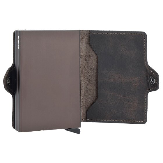 Secrid Twinwallet Étui pour cartes de crédit Protection RFID Cuir véritable 6.5 cm