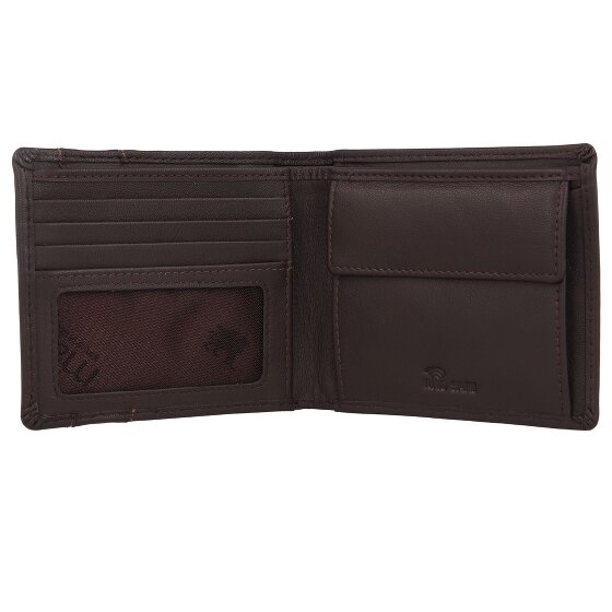 mano Don Leonardo Porte-monnaie RFID Cuir 11 cm