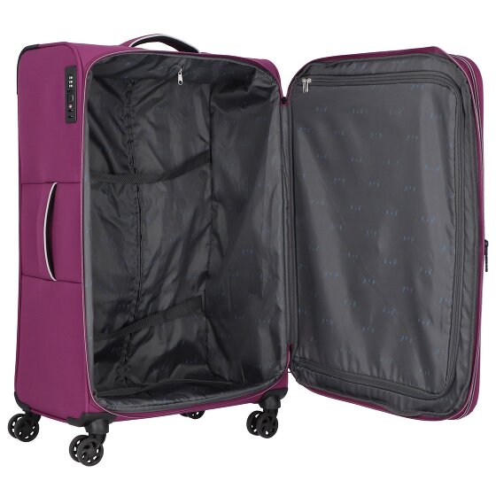 d&n Travel Line 9204 4 roues Valise cabine L 76 cm avec soufflet d'extension
