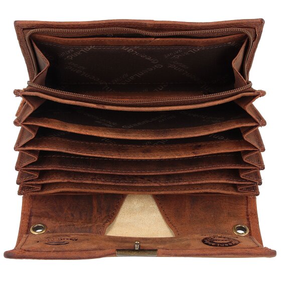 Greenland Nature Montenegro Porte-monnaie serveur Porte-monnaie RFID en cuir 16,5 cm