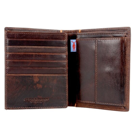 Jack Kinsky Colombo 200 Porte-monnaie en cuir 10 cm
