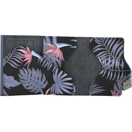 Tru Virtu Click & Slide Porte-cartes de crédit RFID en cuir 6,5 cm