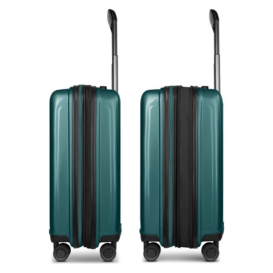 Redolz Essentials 14 4 roulettes Set de valises 3 pièces avec soufflet d'extension