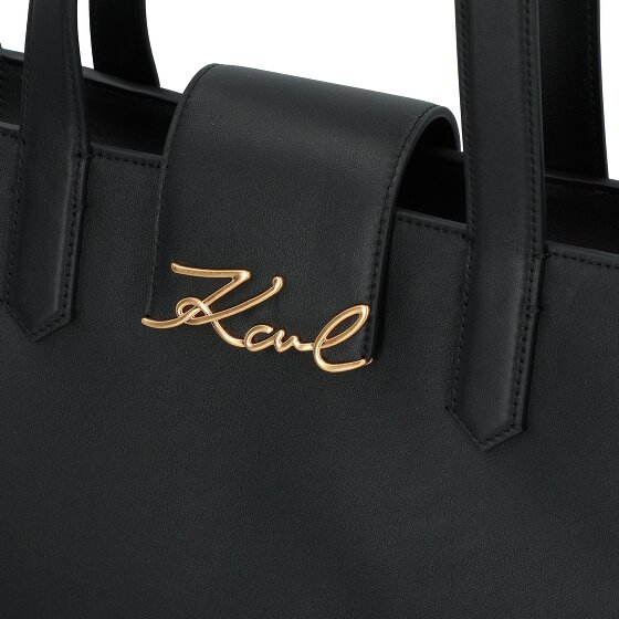 Karl Lagerfeld Skuare Sac de shopper Cuir véritable 34 cm