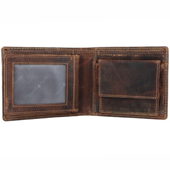 Greenburry Porte-monnaie Vintage RFID en cuir 12,5 cm