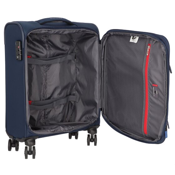 Roncato Twin 4 roulettes Trolley de cabine S 55 cm avec soufflet d'extension