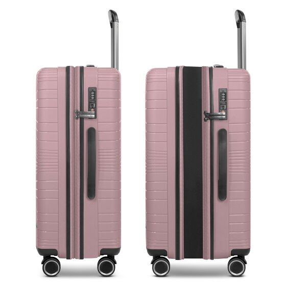 Franky Dallas 3.0 Set de valises à 4 roulettes 3 pièces avec soufflet d'extension