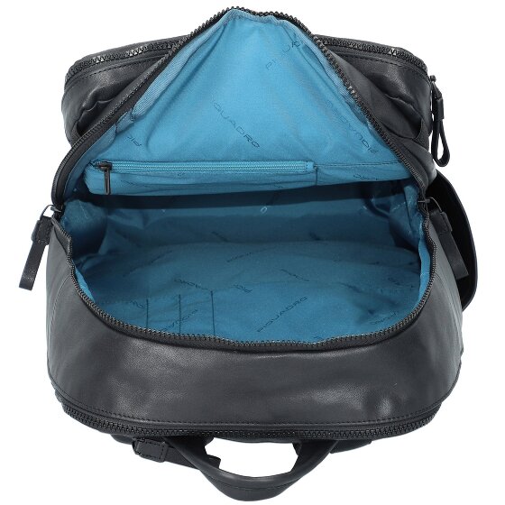 Piquadro Harper sac à dos en cuir 48 cm compartiment pour ordinateur portable