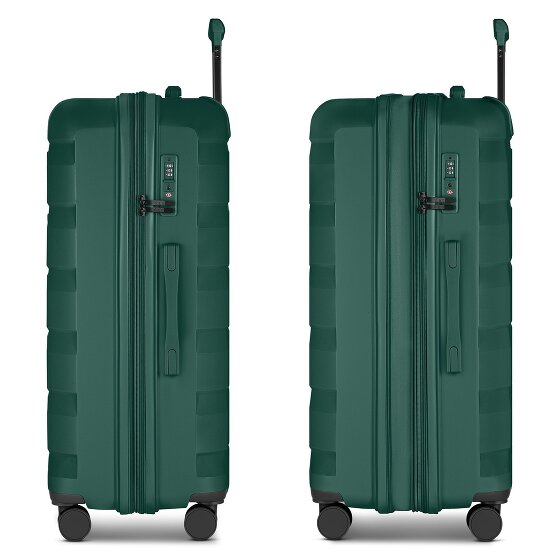 d&n South Dakota 4 roulettes Trolley L 76 cm avec soufflet d'extension