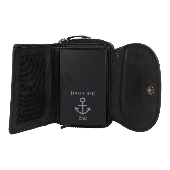 Harbour 2nd Maeve Porte-monnaie Protection RFID Cuir véritable 9 cm
