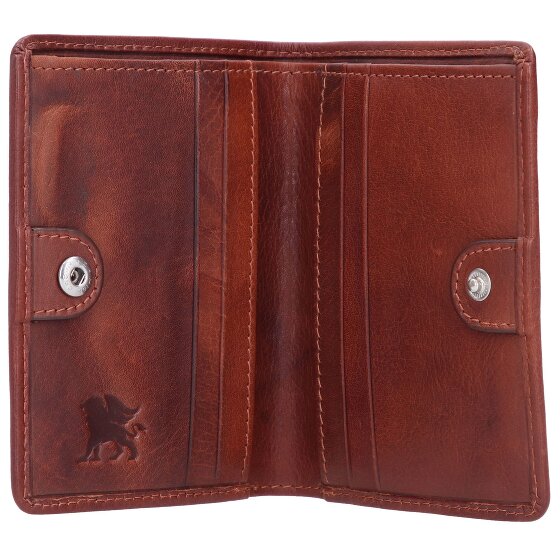 mano Don Luca porte-cartes de crédit en cuir 8 cm