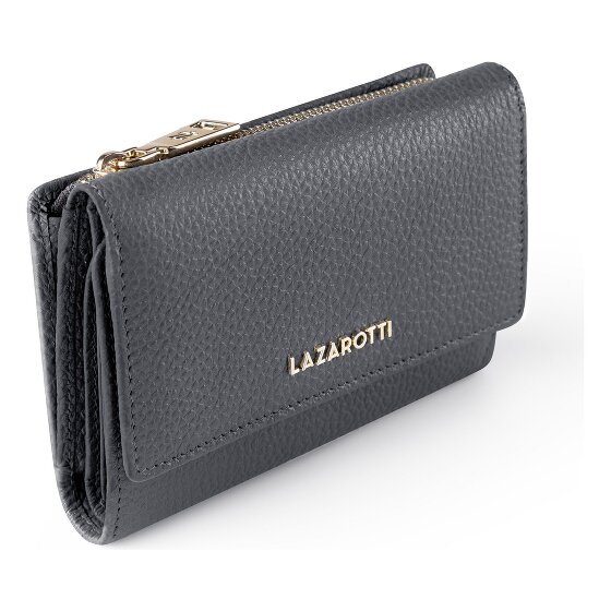 Lazarotti Bologna Leather XL Porte-monnaie avec compartiment zip-around Cuir 14 cm