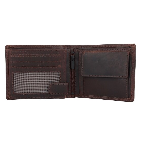 Jack Kinsky Monterey Porte-monnaie Protection RFID Cuir 13 cm