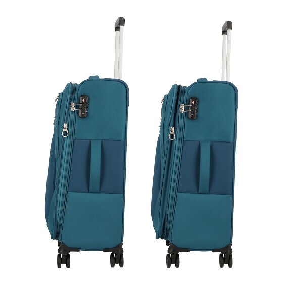 American Tourister Deep Dive 4 roulettes Trolley 67 cm avec soufflet d'extension