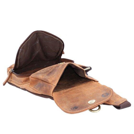 Greenburry Sac à bandoulière Vintage en cuir 26 cm