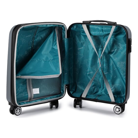 Benzi 5493 4 roulettes Trolley de cabine S 53 cm avec soufflet d'extension