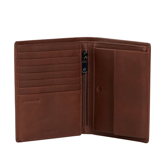 Samsonite Eluxe Veg Porte-monnaie Protection RFID Cuir véritable 13 cm
