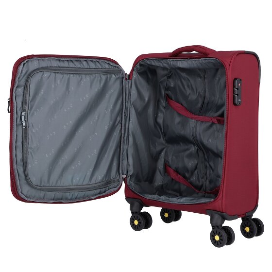 d&n Travel Line 9704 4 roulettes Trolley de cabine S 55 cm avec soufflet d'extension