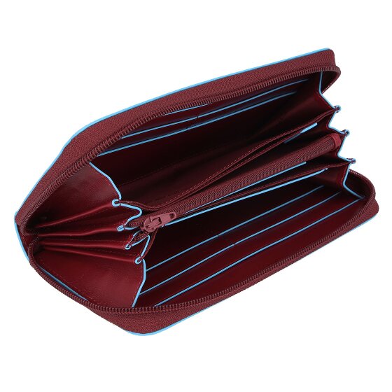 Piquadro Blue Square Porte-monnaie Cuir véritable 19 cm
