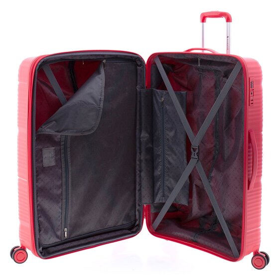 Gladiator 0800 4 roulettes Trolley 76 cm avec soufflet d'extension