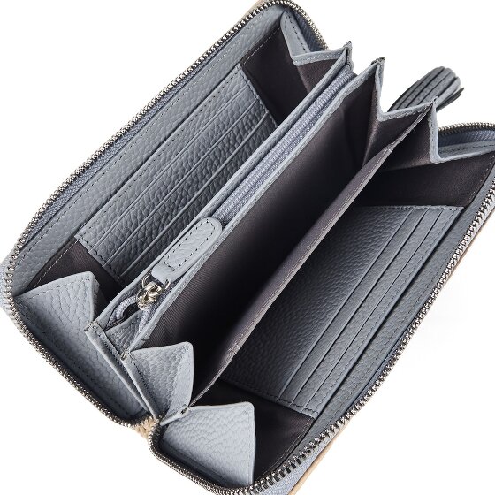 Esquire Virginia Porte-monnaie Protection RFID Cuir véritable 17 cm