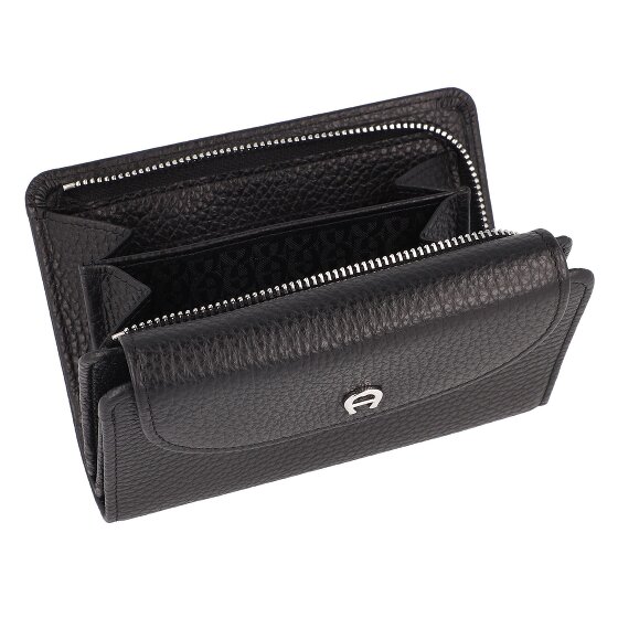 AIGNER Porte-monnaie Protection RFID Cuir véritable 14 cm