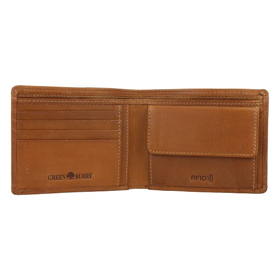 Greenburry Tornado Porte-monnaie Protection RFID Cuir 12 cm