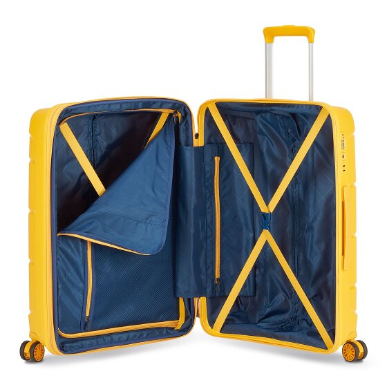 MODO by Roncato Starlight 3.0 4 roulettes Set de valises 3 pièces avec soufflet d'extension
