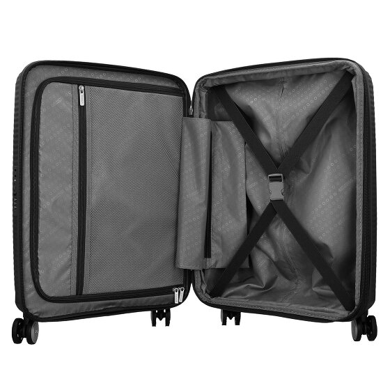 American Tourister Soundbox 4 roues Valise cabine 55 cm avec soufflet d'extension