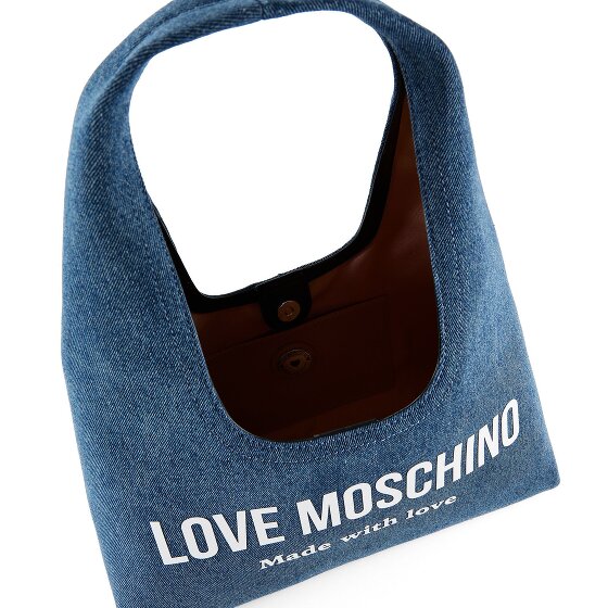 Love Moschino Denim Signature Love Sac à bandoulière 34 cm