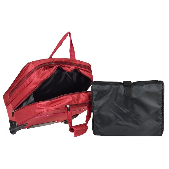 Dermata 2 roues Valise business 37 cm Compartiment ordinateur
