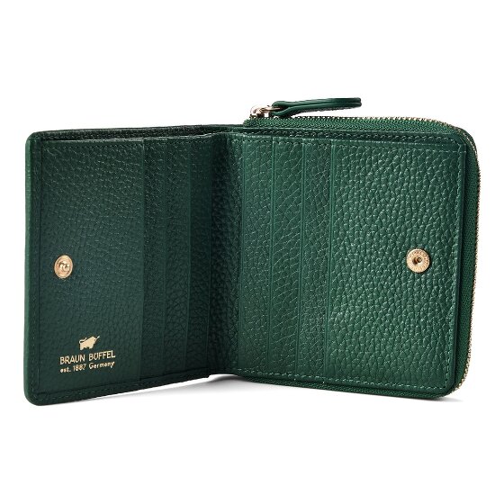 Braun Büffel Asti Porte-monnaie Protection RFID Cuir véritable 10 cm