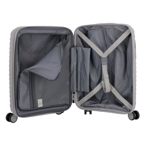 d&n Travel Line 4500 4 roulettes Trolley de cabine S 55 cm avec soufflet d'extension