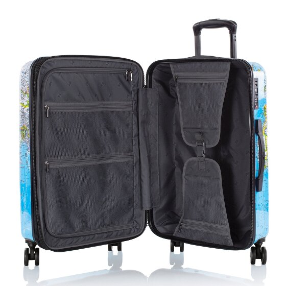 Heys Black Camo 4 roues Set de valises 3 pièces avec soufflet d'extension