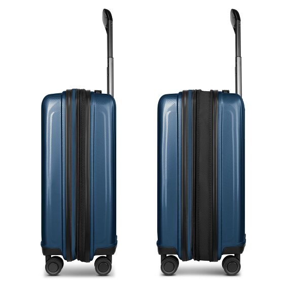 Redolz Essentials 14 4 roulettes Trolley de cabine 55 cm avec soufflet d'extension