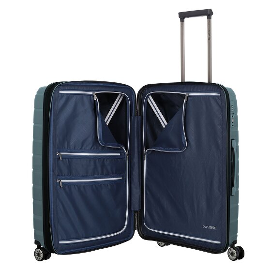 Travelite Air Base 4 roues Valise cabine 67 cm avec soufflet d'extension