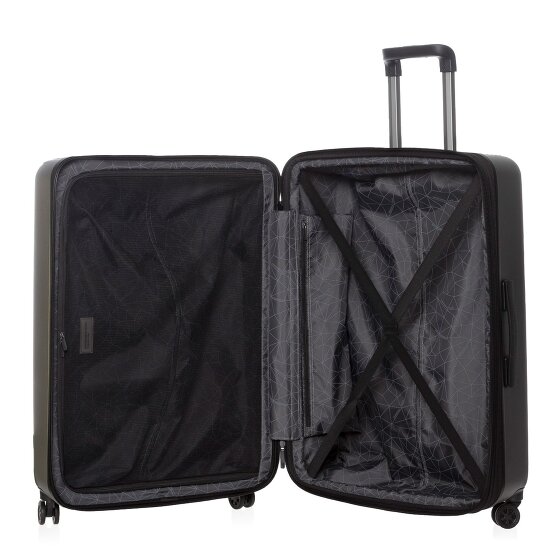 Mandarina Duck Tank Case 4 roues Valise cabine L 75 cm avec soufflet d'extension