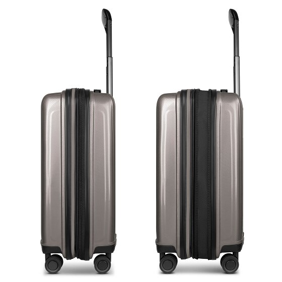 Redolz Essentials 14 4 roulettes Trolley de cabine 55 cm avec soufflet d'extension