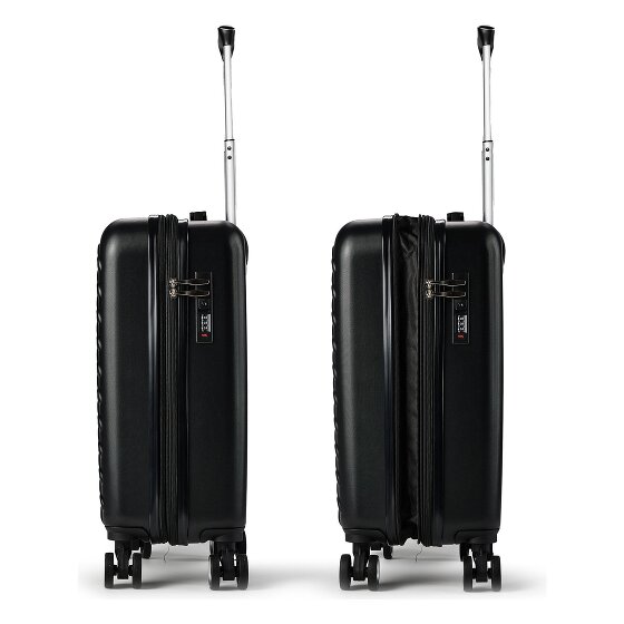 Benzi 5823 4 roues Valise cabine S 53 cm avec soufflet d'extension