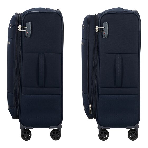 Samsonite Base Boost 4 roues Valise cabine 66 cm '"avec soufflet d''extension"'