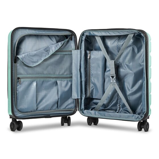 Franky Munich 4.0 4 roues Valise cabine 55 cm Compartiment ordinateur avec soufflet d'extension