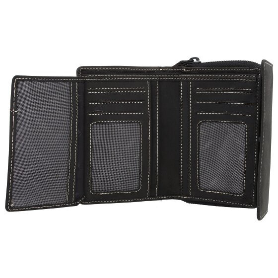 Jack Kinsky Baltimore 512 Porte-monnaie RFID en cuir 14 cm