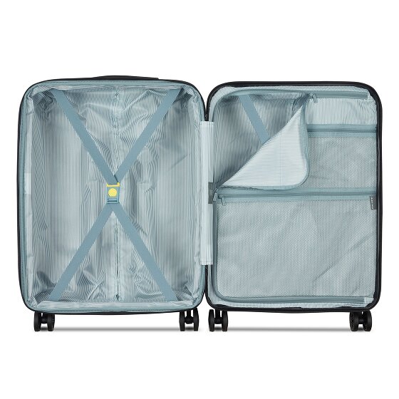 Delsey Paris Meteor 4 roues Valise cabine 68 cm avec soufflet d'extension
