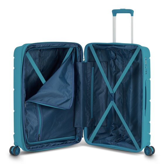 MODO by Roncato Starlight 3.0 4 roulettes Set de valises 2 pièces avec soufflet d'extension