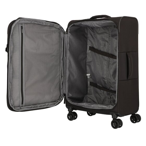 Jump Monthélys 4 roulettes Trolley 67 cm avec soufflet d'extension